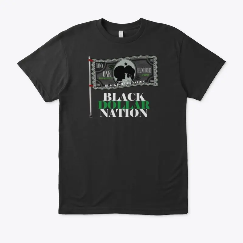 Black Dollar Nation Brand T-Shirt