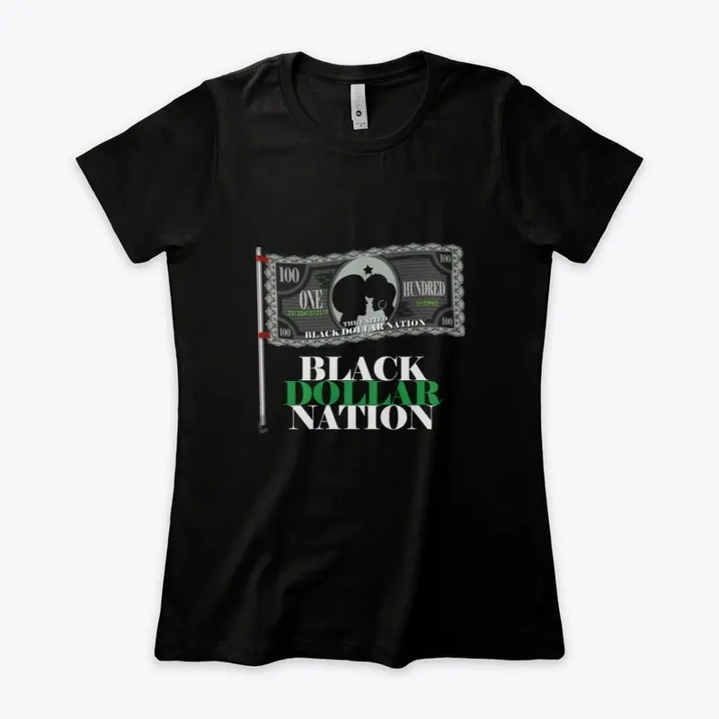 Black Dollar Nation Brand T-Shirt