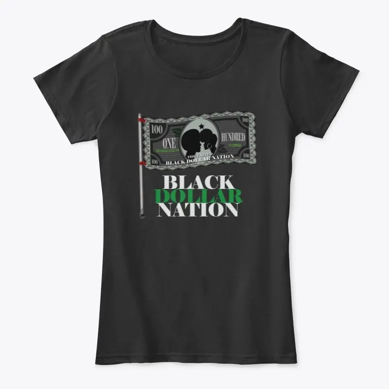 Black Dollar Nation Brand T-Shirt