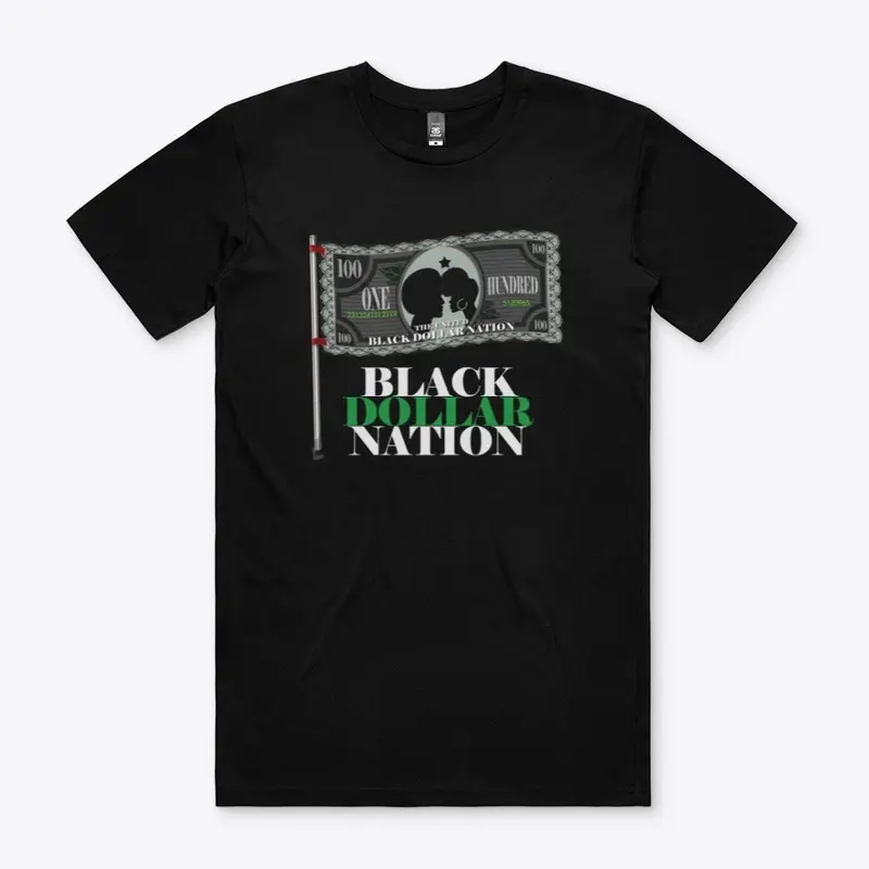 Black Dollar Nation Brand T-Shirt